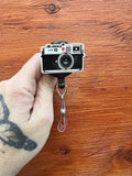 Camera badge reel, 1980's badge reel, Photography Badge, old school badge reel, M8 camera badge reel,  Retro Badge, funny badge,