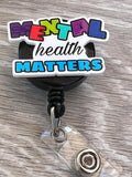 Mental Health Matters badge, Nurse Badge, Psychologist Badge, Psychology Badge, You matter badge, Mental Health Pin, mental health month