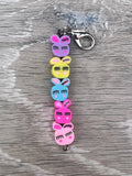 Spring Beads Badge Attachment, Easter Beads, Spring Beads, Bunny Beads, Badge Attachment, Badge Reel Extras, Nurse, Teacher, Worker Badge