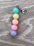 Spring Beads Badge Attachment, Easter Beads, Spring Beads, Bunny Beads, Badge Attachment, Badge Reel Extras, Nurse, Teacher, Worker Badge