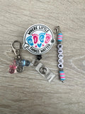 NICU Charm, NICU Nurse, Badge Tool, RN Badge Buddy, Baby Nurse, New nurse gift, Picu Nurse, Neonatal Nurse, Nicu Nurses Week Gift, nurse gif