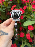 Raccoon Badge, Nurse Badge, Student Nurse, Humor badge, Lvt Badge, DVM badge, RVT badge, Veterinary Badge, Teacher Badge