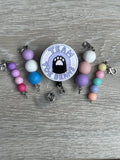 Toe Beans badge, Kitten Badge, Stay PAWsitive badge, LVT badge, Nurse Gift, DVM badge, RVT badge, Veterinary Badge, Vet tech Badge