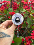 Toe Beans badge, Kitten Badge, Stay PAWsitive badge, LVT badge, Nurse Gift, DVM badge, RVT badge, Veterinary Badge, Vet tech Badge
