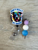 Bully badge reel, Pitbull badge, LVT badge, Med nurse badge, nurse badge, veterinarian badge, veterinary badge, vet badge reel, RVT, DVM